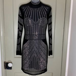 Mesh/Rhinestone Sheer Party/Costume Dress